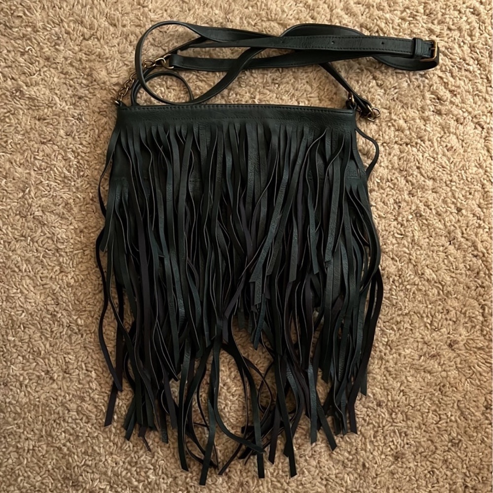 Fringe crossbody purse